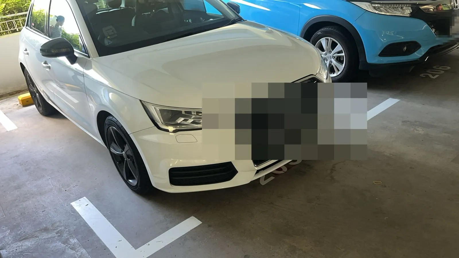 Audi A1 in for servicing at our Singapore workshop