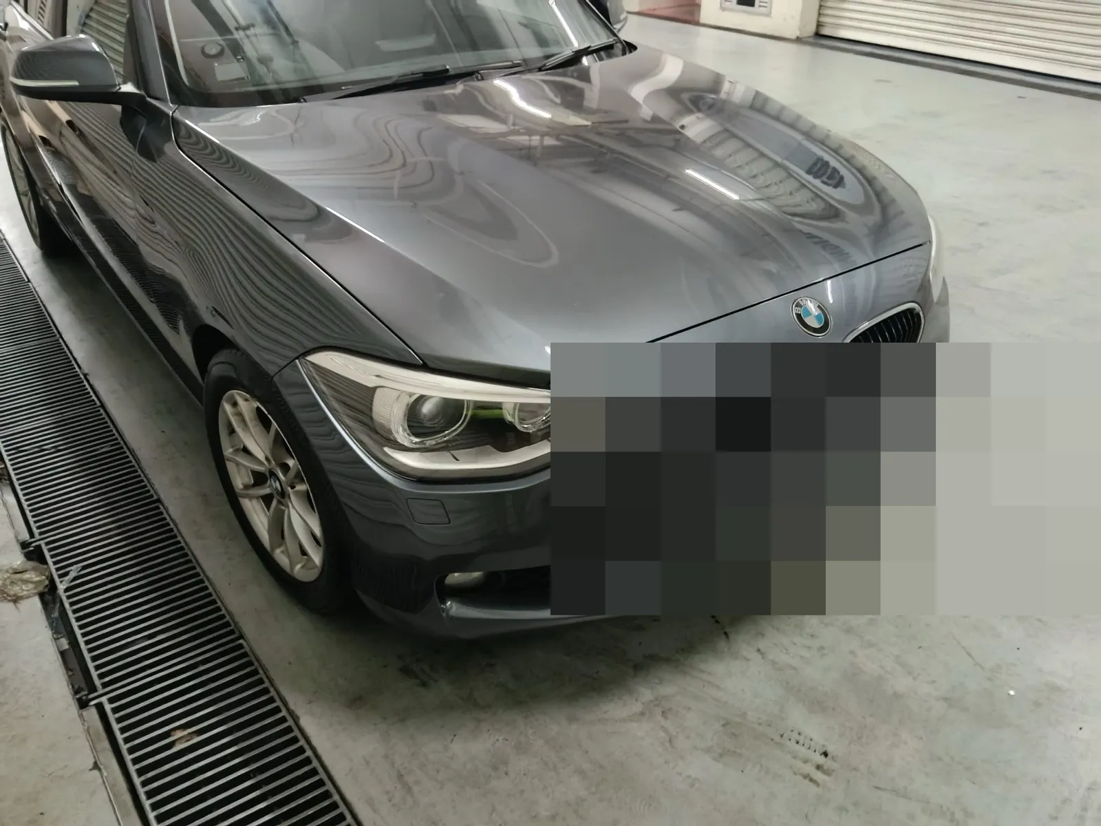 BMW 1 Series at our Singapore workshop for servicing.