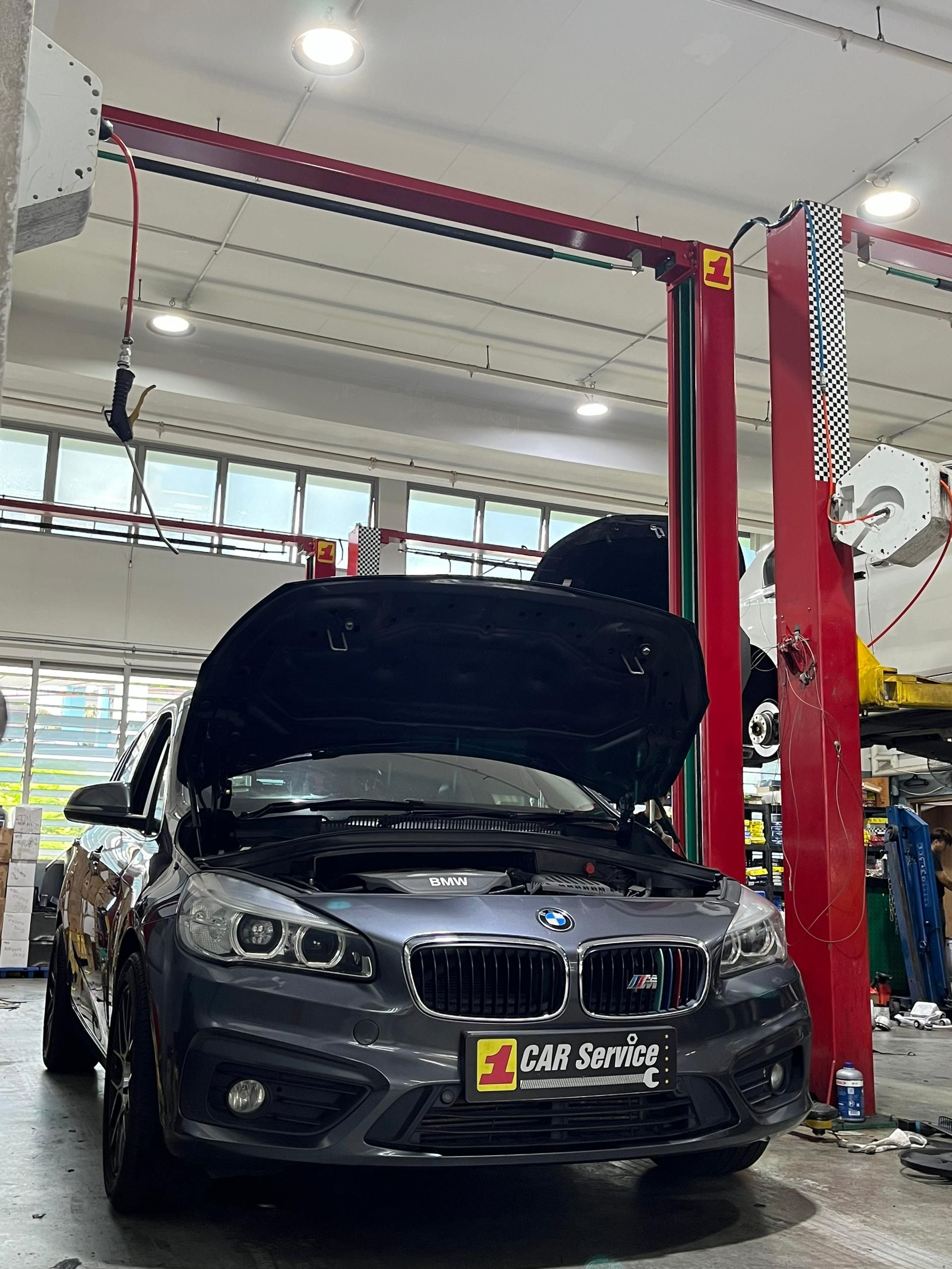 BMW autocooler coolant contamination repair at our Singapore workshop