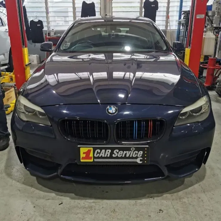 BMW in for specialist servicing and repair at our Sin Ming workshop in Singapore
