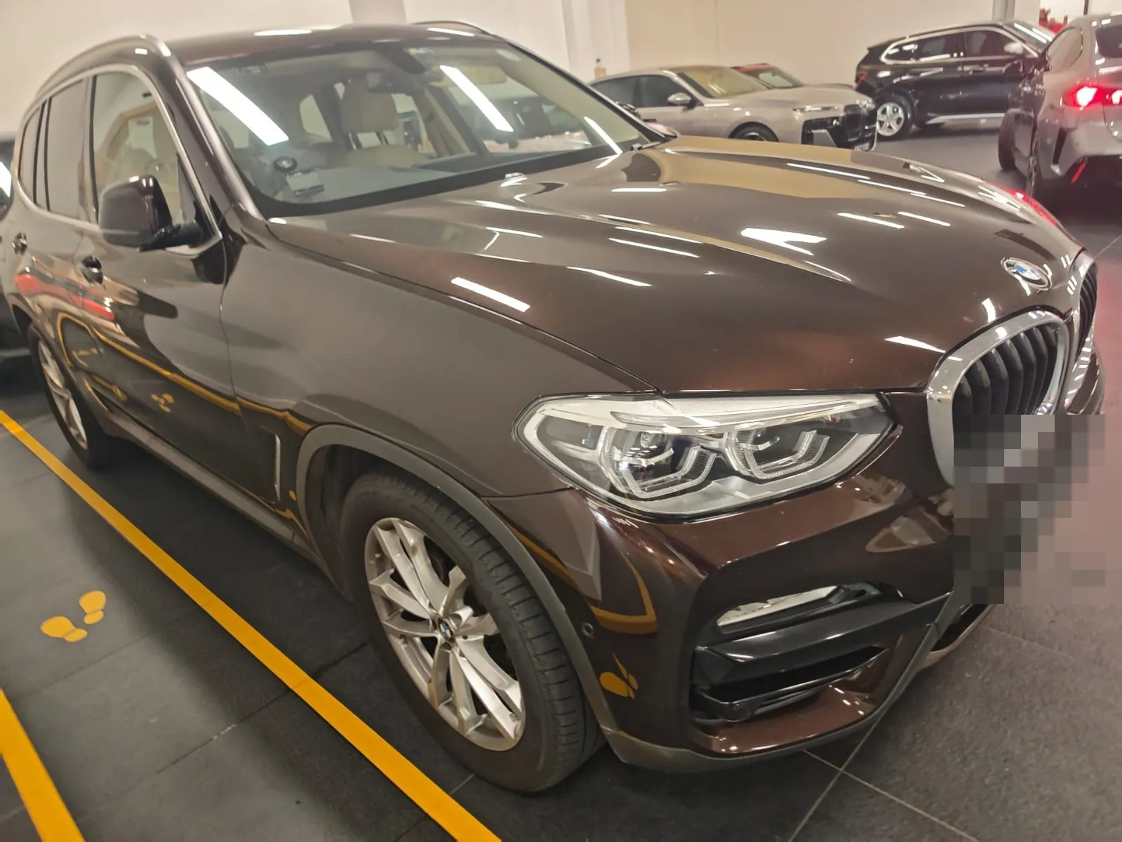 BMW X3 at our Singapore workshop for servicing.