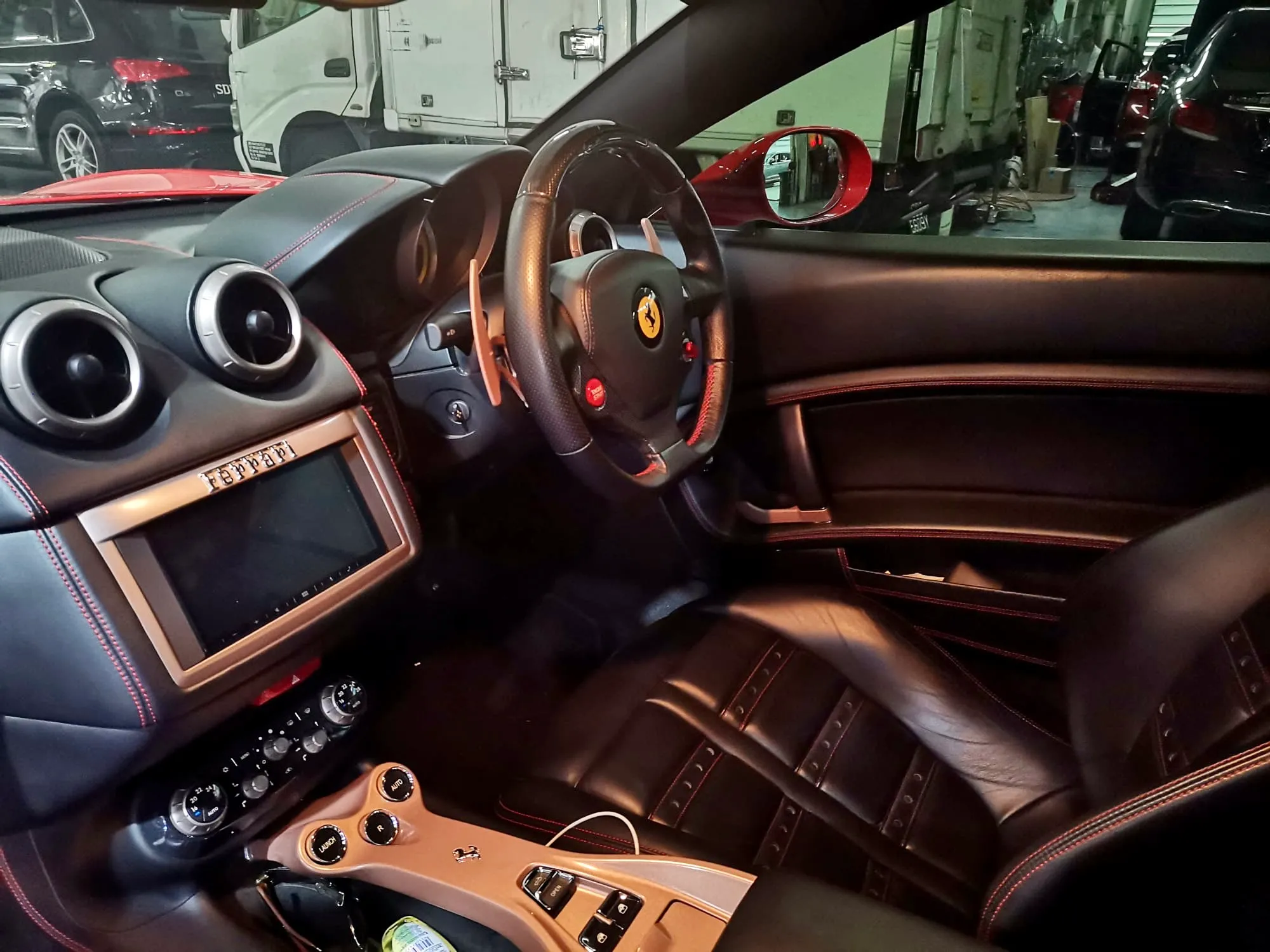 Car interior with the air conditioning running cold after repair in our Singapore workshop