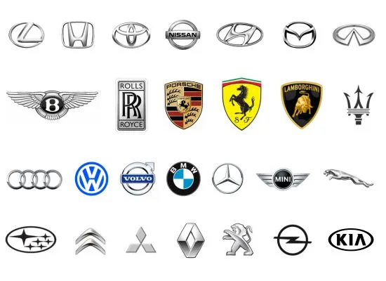 Car brands we service: Porsche, Mercedes-Benz, BMW, Audi, Volkswagen, Volvo, Ferrari, Lamborghini, Bentley, Rolls-Royce, Maserati, Jaguar, Lexus, Toyota, and more