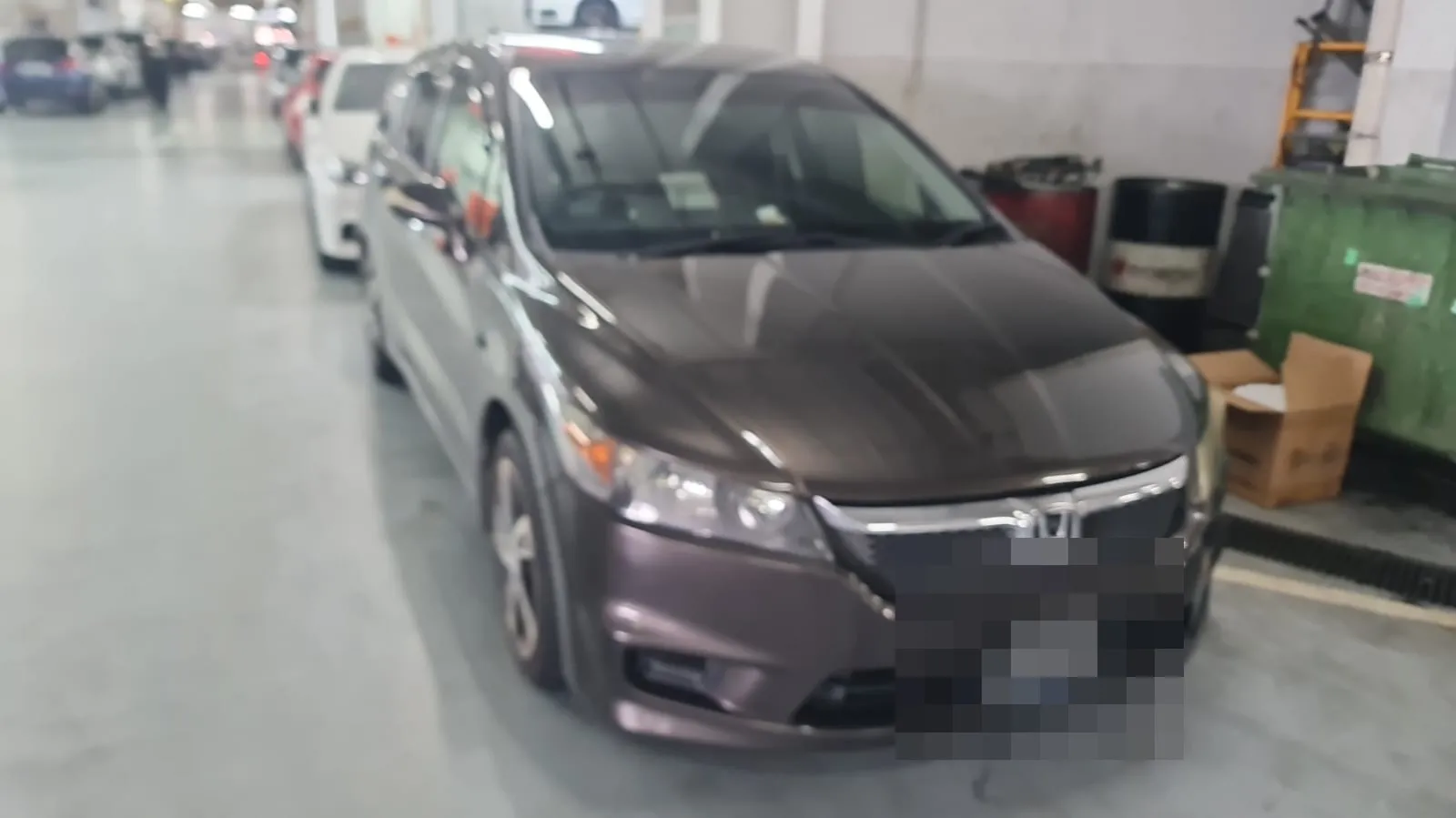 Honda Stream in for servicing at our Singapore workshop