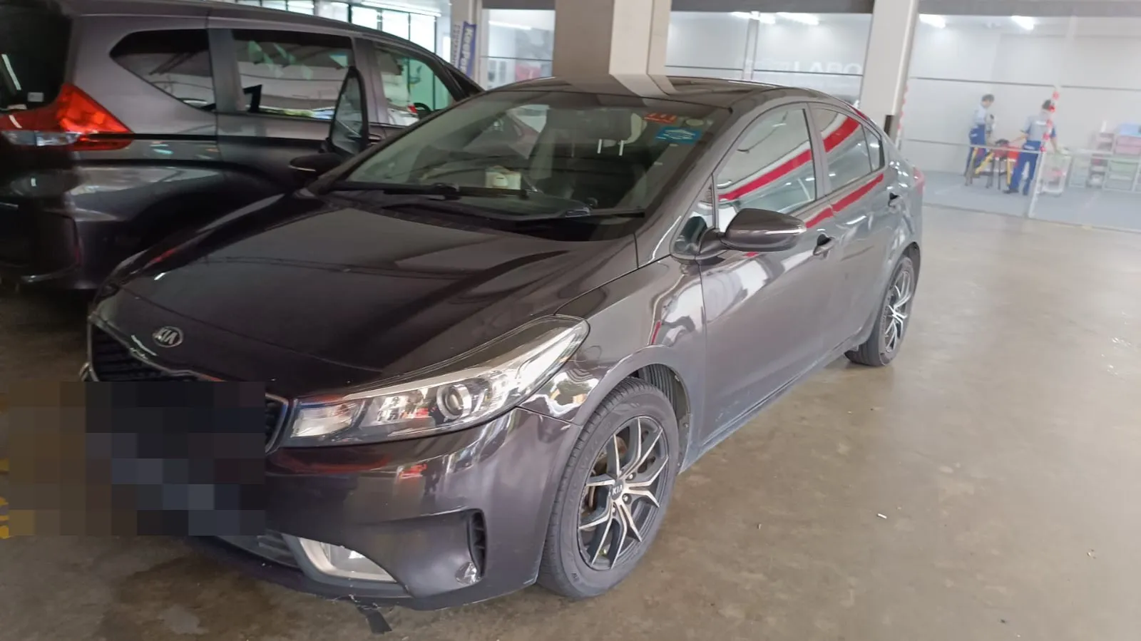 Kia Cerato in for servicing at our Singapore workshop
