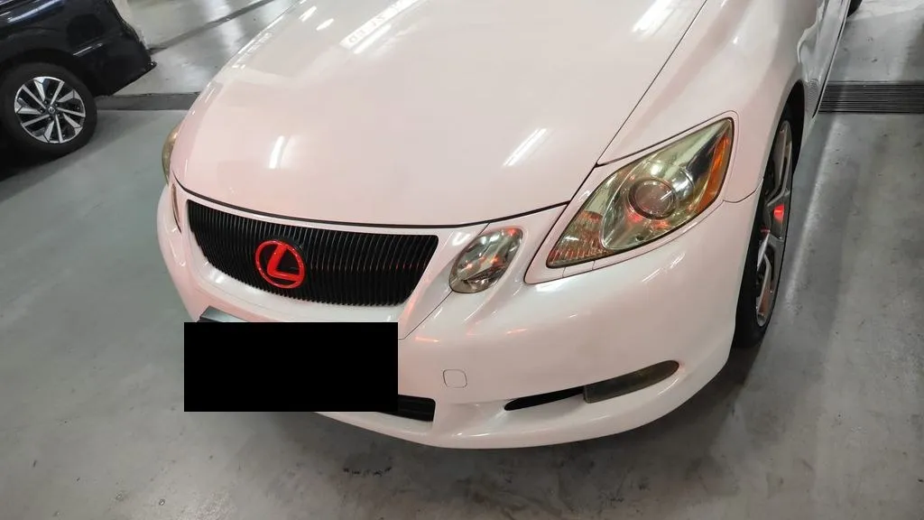 White Lexus GS300 at our Singapore workshop for a gearbox overhaul and torque converter replacement