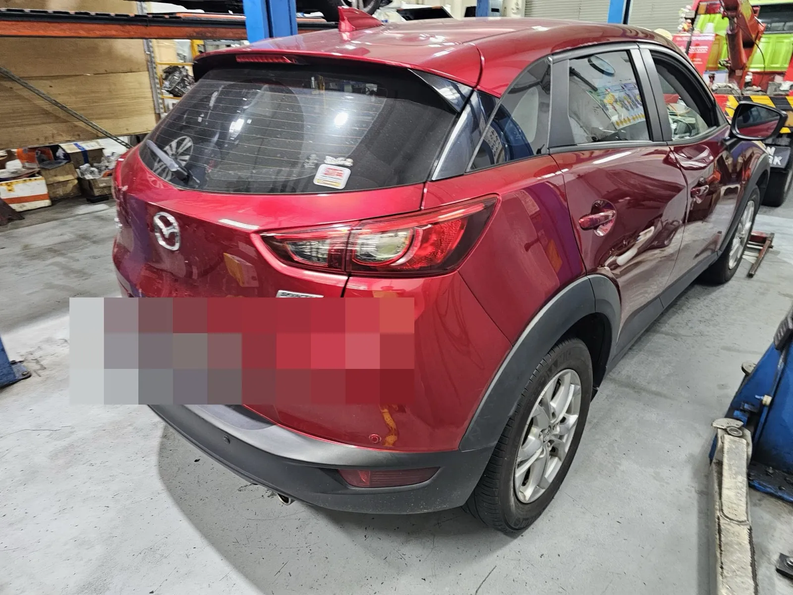 Mazda CX-3 at our Singapore workshop.