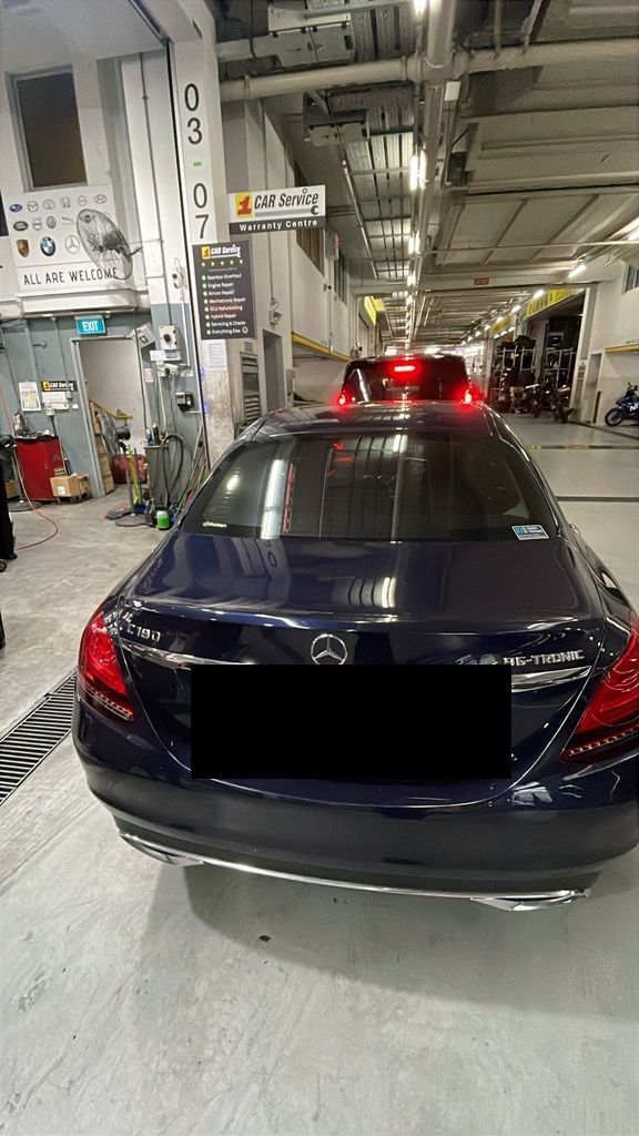 Mercedes-Benz major service at our independent Singapore workshop