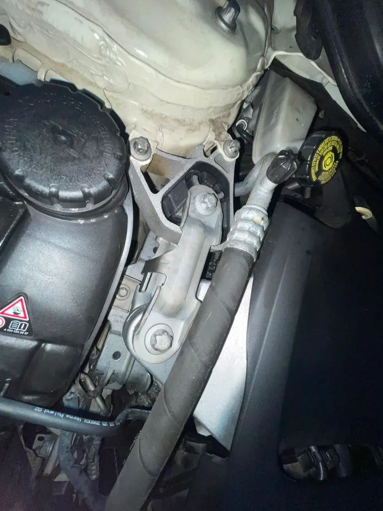 Mercedes GLA after a completed major service and engine mount replacement at our Singapore workshop