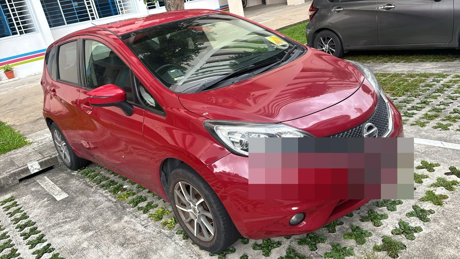 Nissan Note ready for pickup after servicing in Singapore