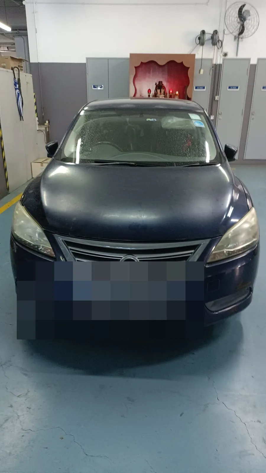 Nissan in for repair at our Singapore workshop