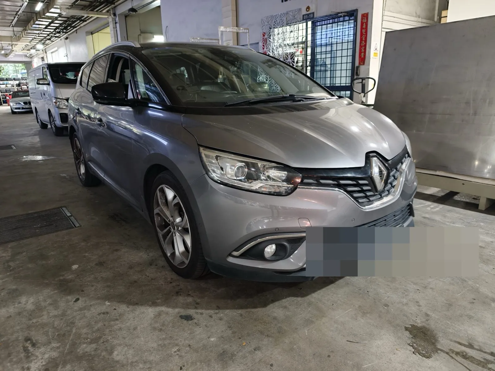 Renault Grand Scenic in for servicing at our Singapore workshop