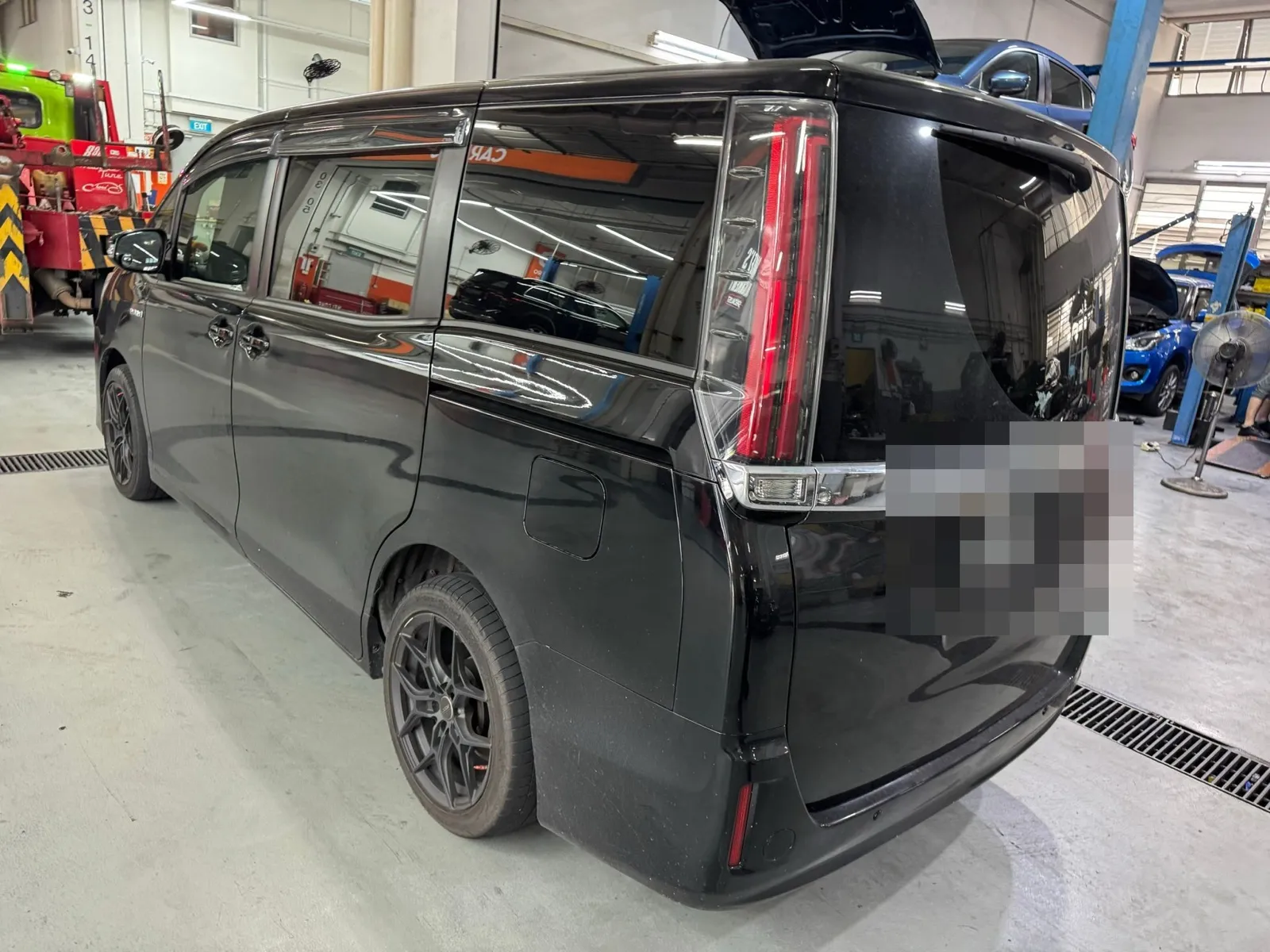 Toyota Noah MPV serviced at our Singapore workshop
