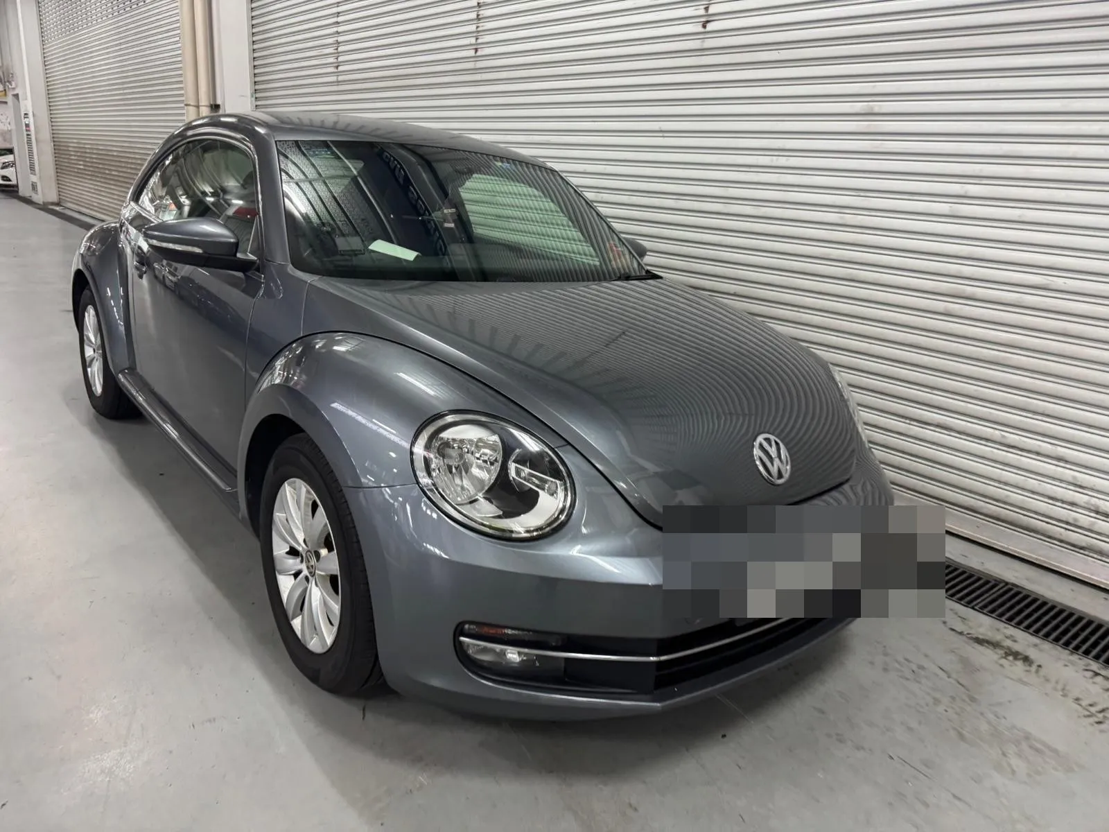 Volkswagen Beetle front view at our Singapore workshop