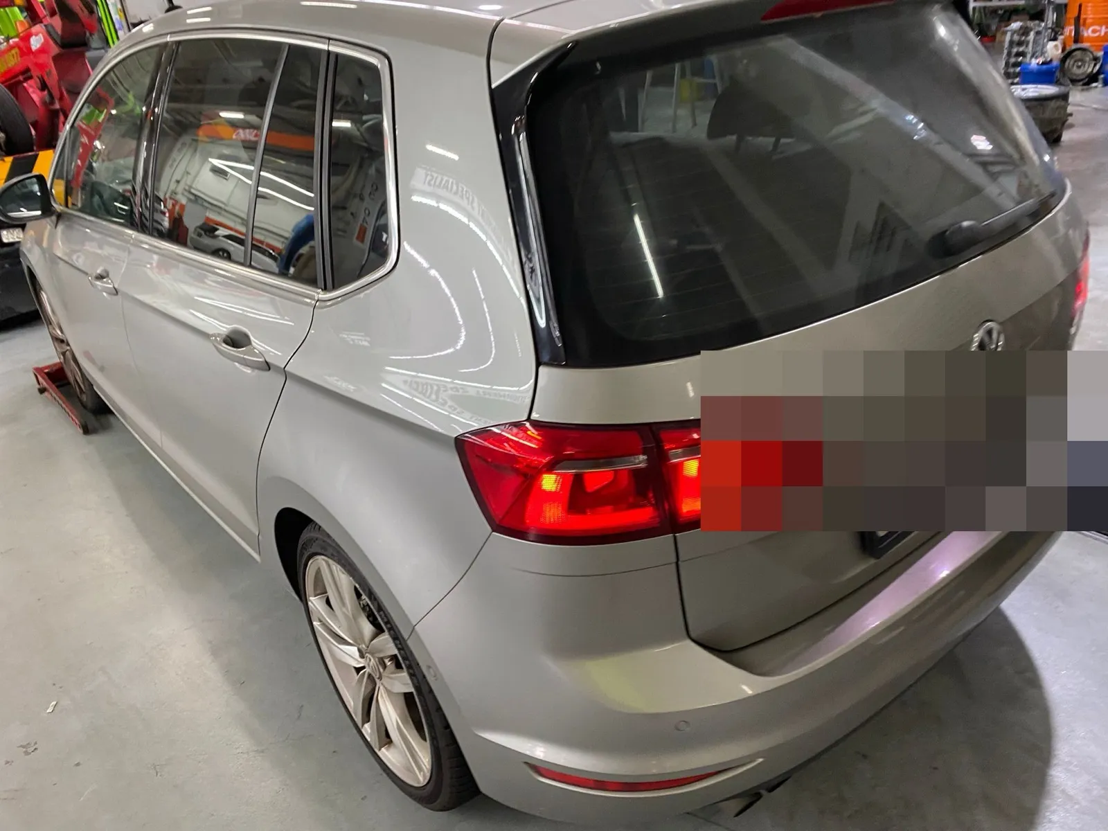 Volkswagen Golf Sportsvan in for servicing at our Singapore workshop