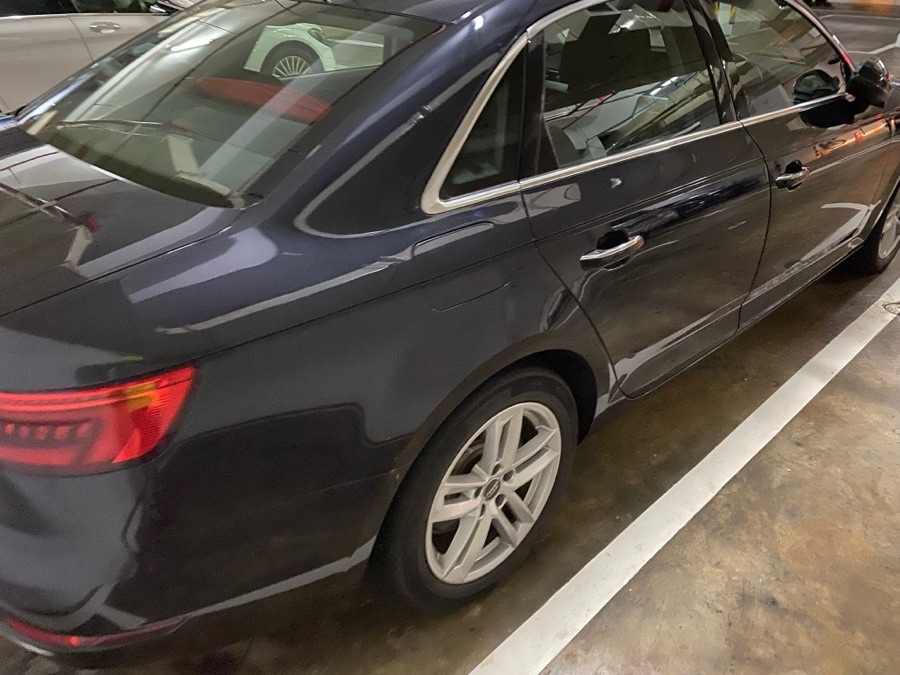 Audi A4 at our Singapore workshop for servicing