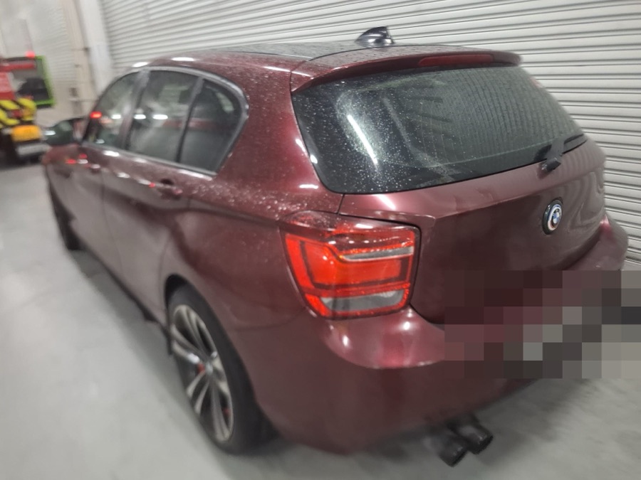 BMW 1 Series in for servicing at our Singapore workshop.