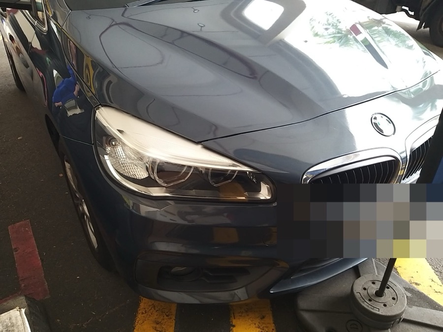 BMW 2 Series Active Tourer at our Singapore workshop for servicing.