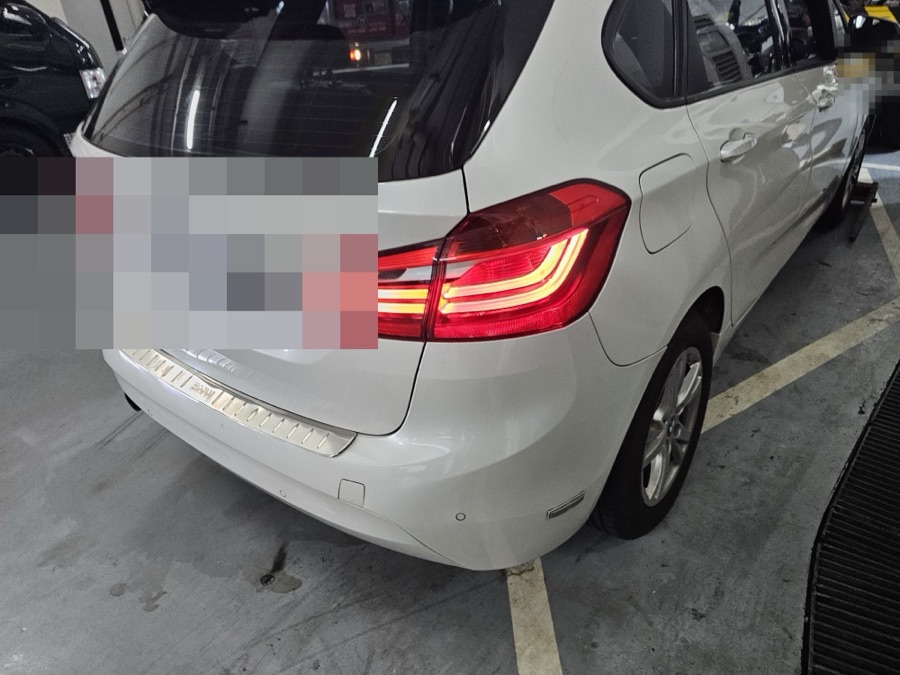 BMW 2 Series Active Tourer rear view at our Singapore workshop.
