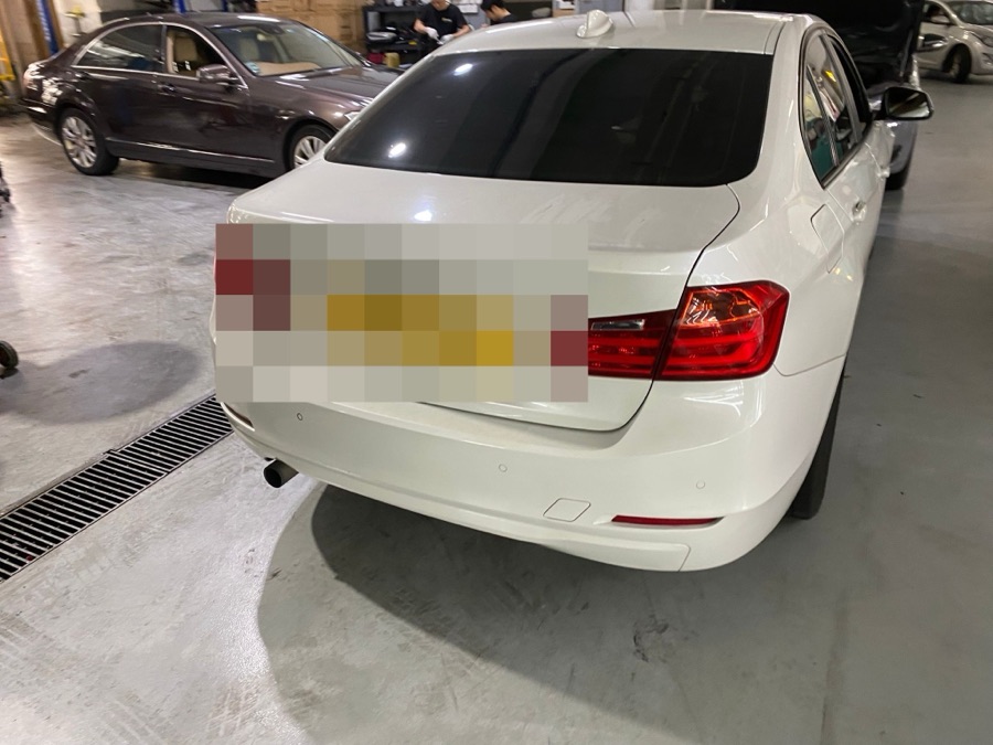 BMW 3 Series at our Singapore workshop for servicing.