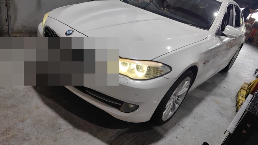BMW 5 Series in for servicing at our Singapore workshop