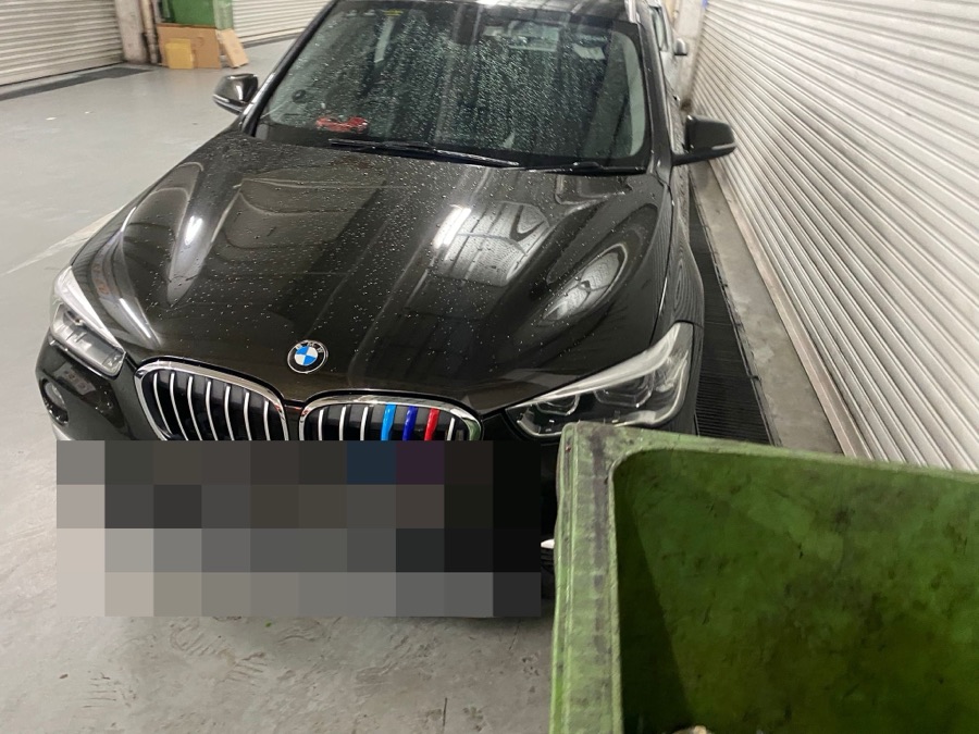 BMW X1 front view at our Singapore workshop