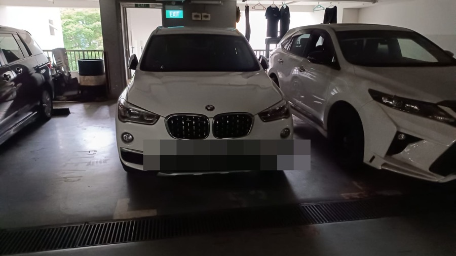 BMW X1 at our Singapore workshop.