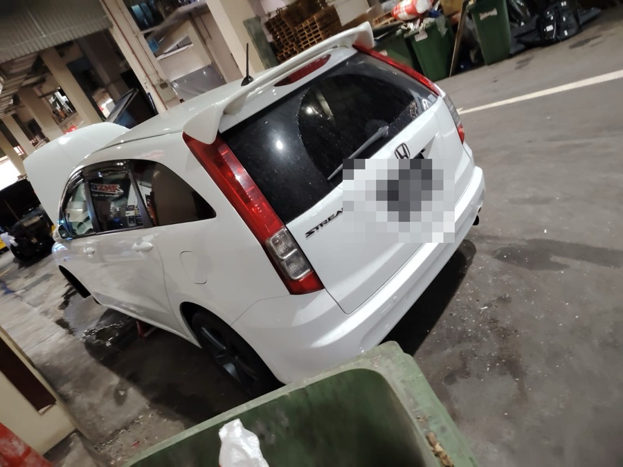 Honda Stream at our Singapore workshop