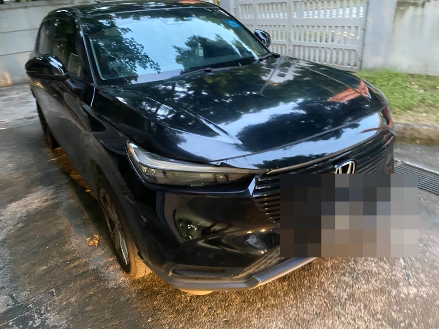 Honda Vezel SUV parked outdoors, front view