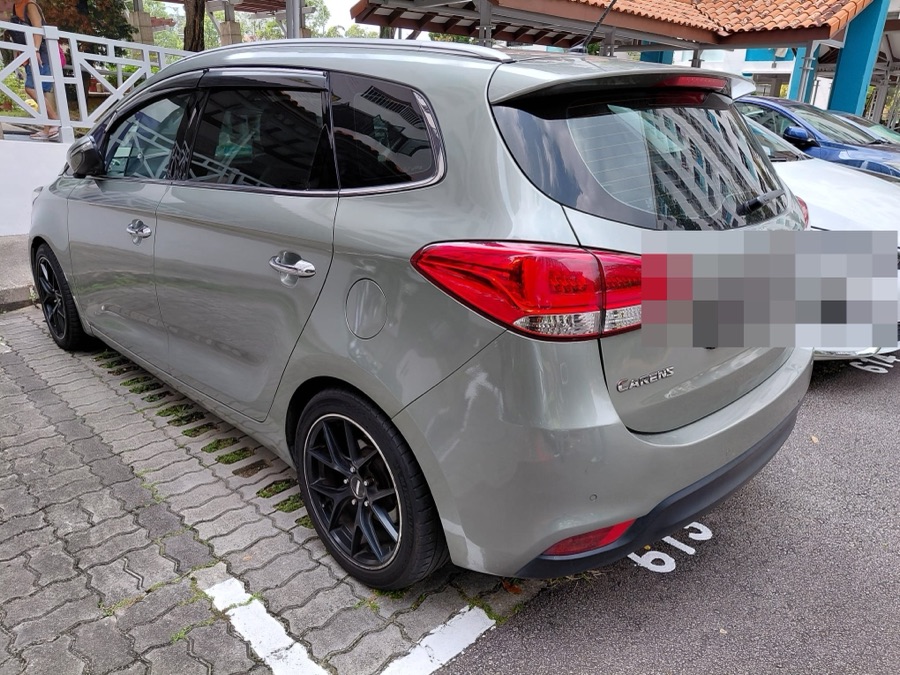 Kia Carens in for servicing at our Singapore workshop