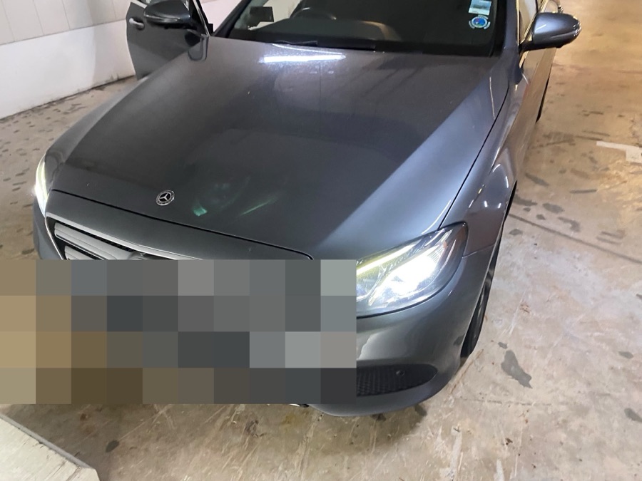 Mercedes-Benz E-Class in for servicing at our Singapore workshop.