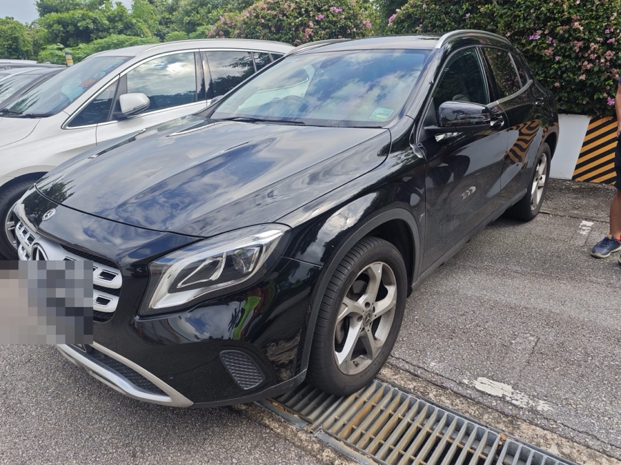 Mercedes-Benz GLA ready for pickup after servicing in Singapore