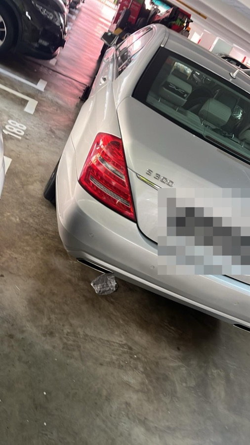 Mercedes-Benz S-Class parked at our Singapore workshop