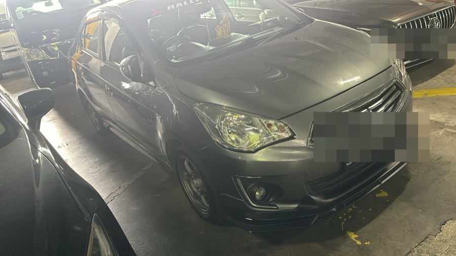 Mitsubishi Attrage at our Singapore workshop