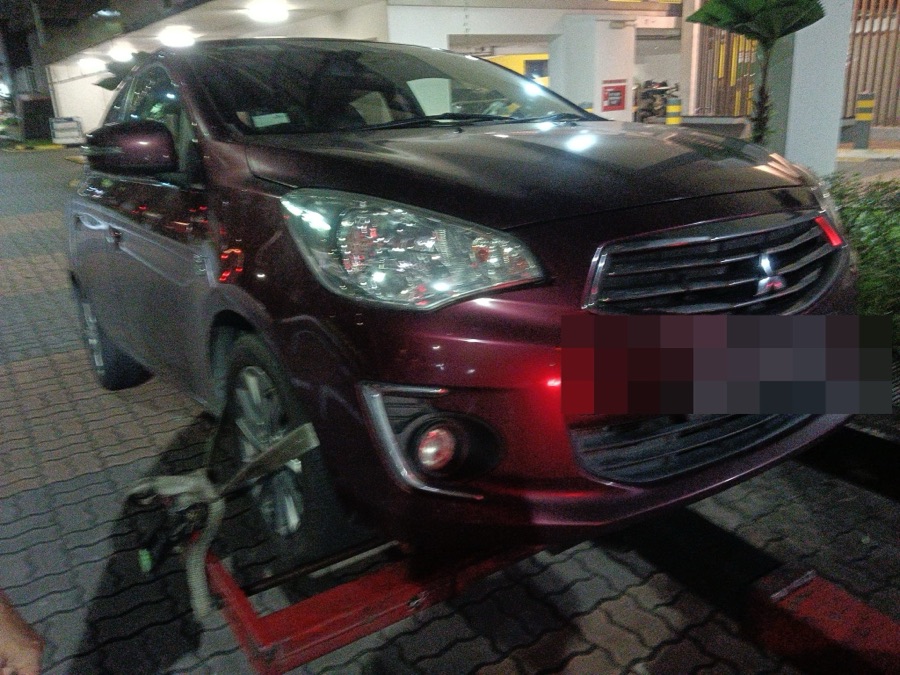 Mitsubishi Attrage handled by 1 Car Service