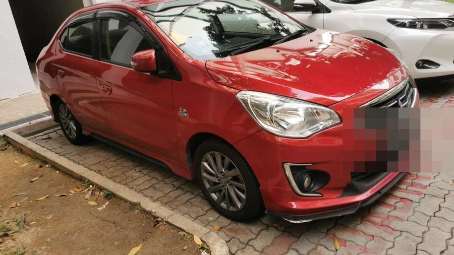 Mitsubishi Attrage handled by 1 Car Service