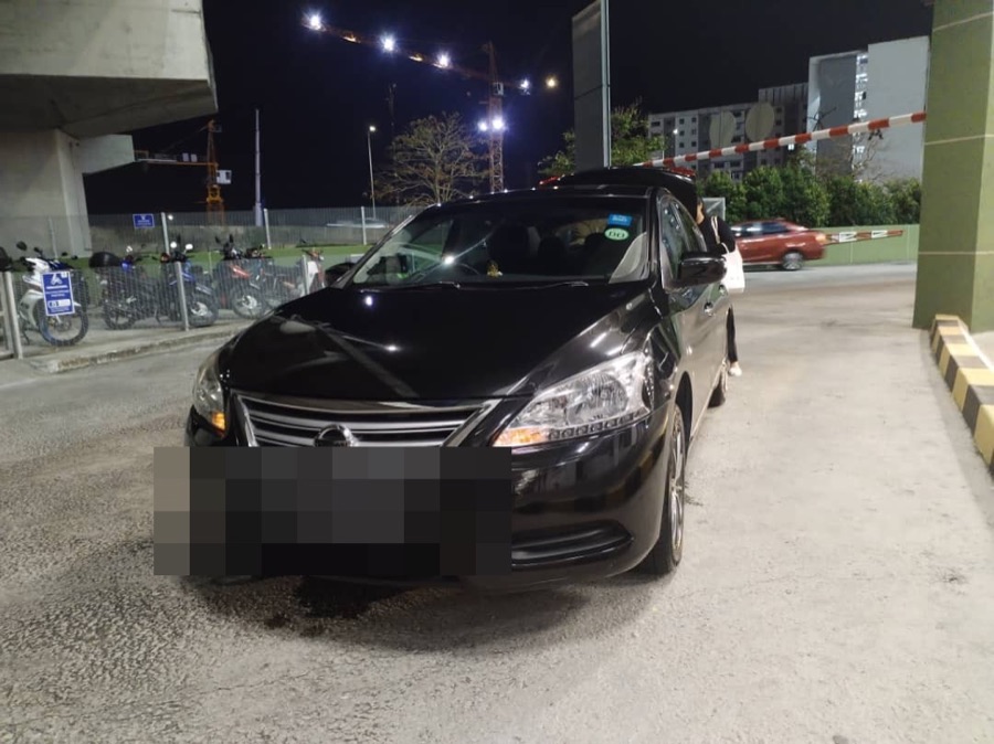 Nissan Sylphy at our Singapore workshop.