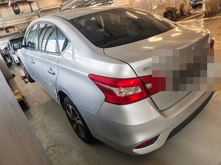 Nissan Sylphy parked at our Singapore workshop for servicing