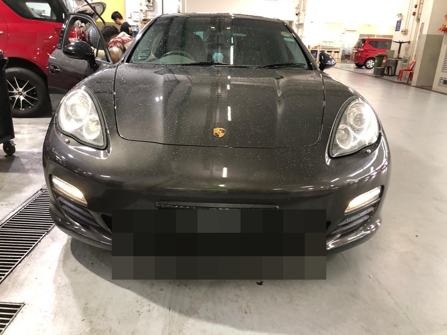 Porsche Panamera at our Singapore workshop