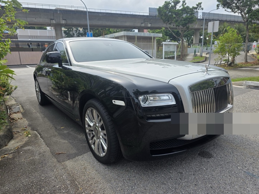 Rolls-Royce Ghost sedan at our Singapore workshop