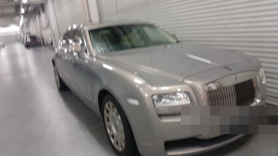 Rolls-Royce Ghost at our Singapore workshop for servicing.