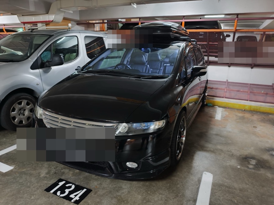 Toyota Estima in for servicing at our Singapore workshop