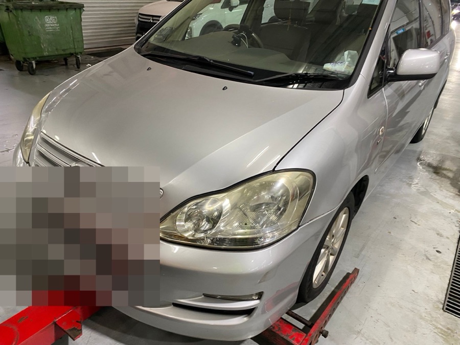 Toyota Picnic MPV arriving at our Singapore workshop