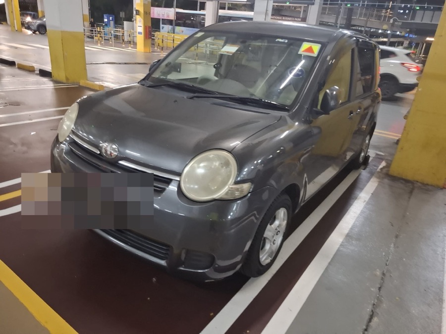 Toyota Sienta in for servicing at our Singapore workshop