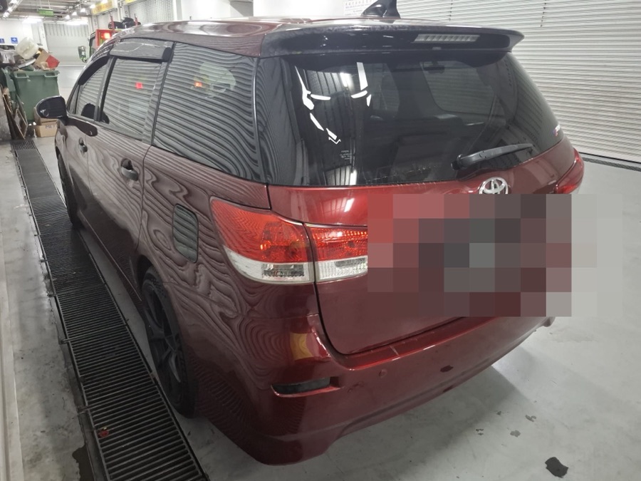 Toyota Wish brought in for repair at our Singapore workshop.