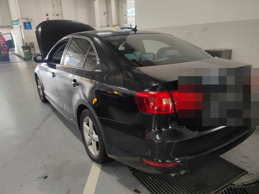 Volkswagen Jetta parked at our Singapore workshop