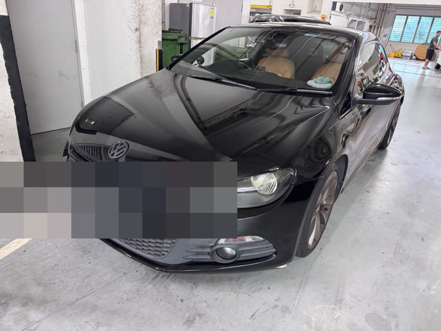 Volkswagen Scirocco at our Singapore workshop, front view