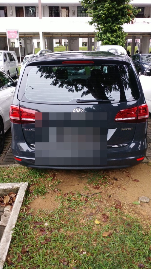 Volkswagen Sharan ready for pickup after servicing in Singapore