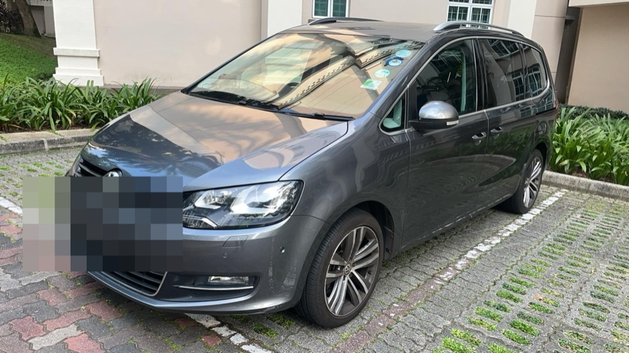 Volkswagen Sharan MPV parked in a driveway