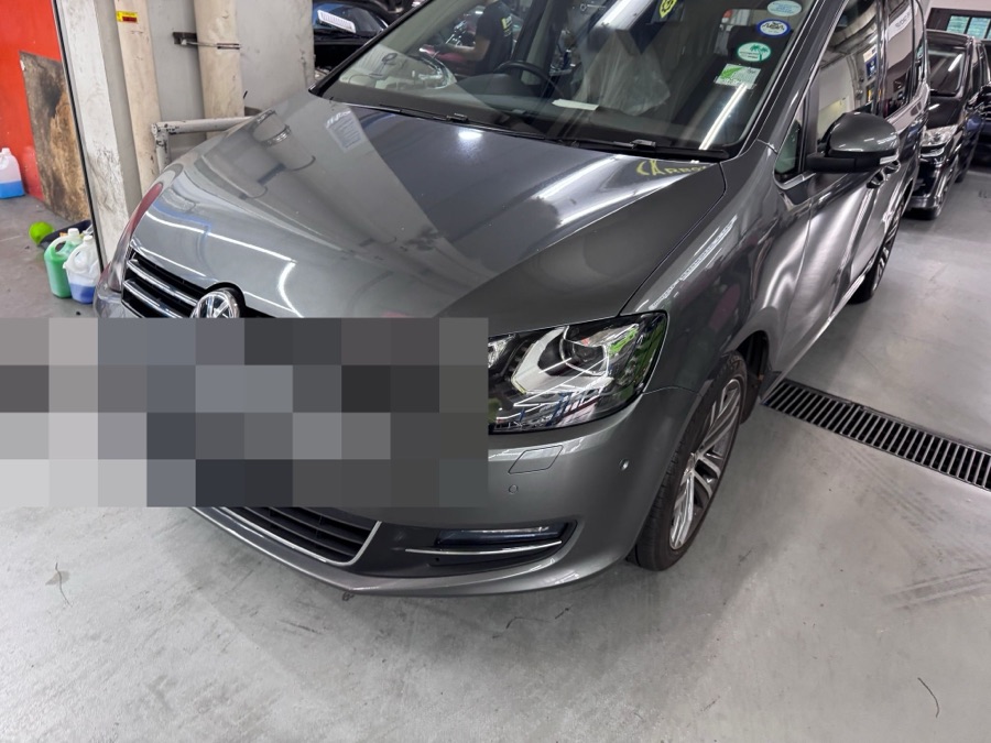 Volkswagen Sharan front view at our Singapore workshop